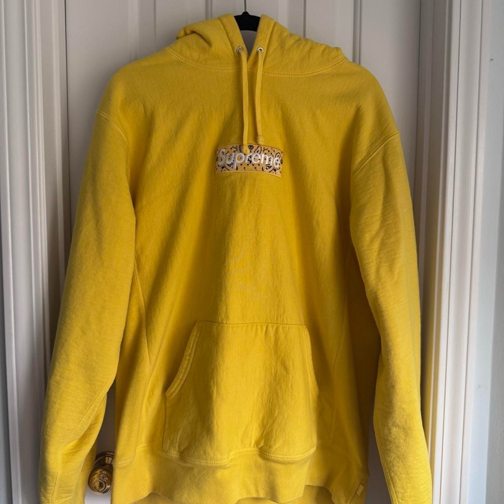 Supreme Bright Yellow Hoodie